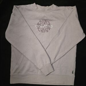 Vans Lavender Crewneck Sweatshirt with Rose Emblem